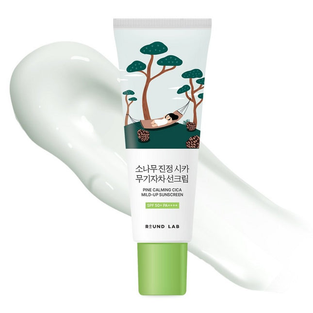 ROUND LAB Pine Calming Cica Tone-Up Sunscreen SPF 50+ PA++++, 40ml, 1 Piece
