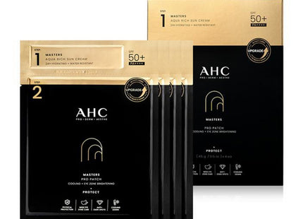 AHC  Masters Pro Patch + Aqua Rich Sun Cream SPF50+ PA++++ 4p, 1 Count