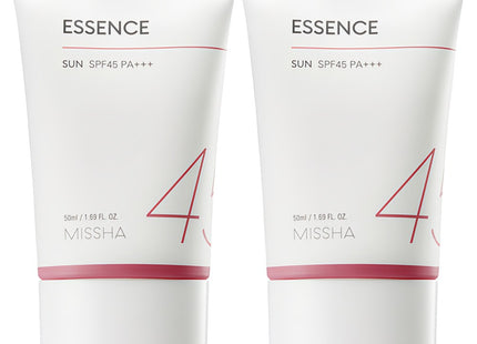 MISSHA  All Around Safe Block Essence Sun Cream SPF45 PA+++, 50ml, 2 Pack