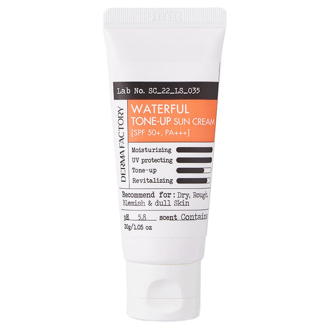 DERMA FACTORY  Waterful Tone-Up Sun Cream SPF50+ PA+++, 30g, 1ea