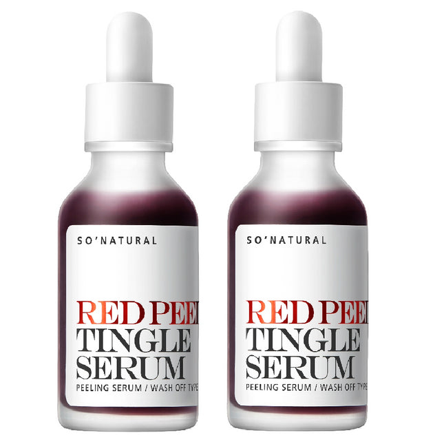 SO NATURAL  Red Peel Tingle Serum 35ml 2ea