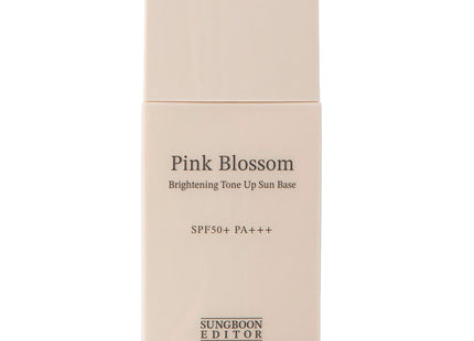 BEAUTY EDITOR  Pink Blossom Brightening Tone-Up Sun Base SPF50+ PA+++, 30ml, 1 count