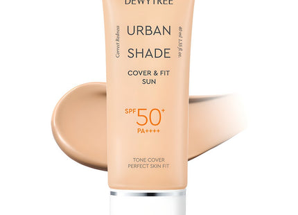 DEWYTREE  Urban Shade Cover Fit Sun Cream SPF50+ PA++++, 40ml, 1 Count