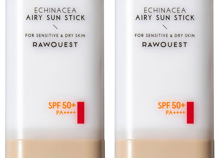 LOWA QUEST Echinacea Airy Sunstick SPF50+ PA++++, 19g, 2 Count