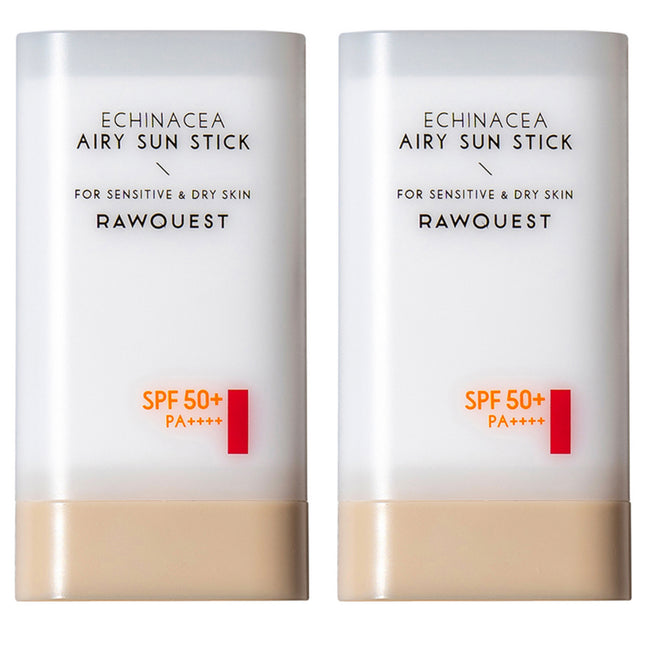 LOWA QUEST Echinacea Airy Sunstick SPF50+ PA++++, 19g, 2 Count