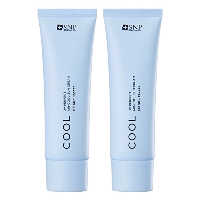 SNP  UV Perfect Air Cool Sun Cream SPF50+ PA++++, 50ml, 50g, 2 Count