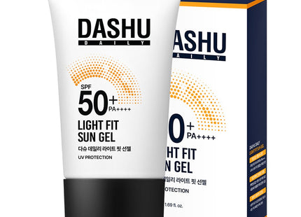 DASHU  Daily Light Fit Sun Gel SPF50+ PA++++, 50ml, 1 Count