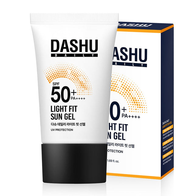 DASHU  Daily Light Fit Sun Gel SPF50+ PA++++, 50ml, 1 Count