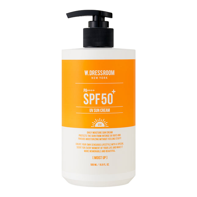 WDRESSROOM  Moisturizing Sun Cream SPF50+ PA++++, 500ml, 1 Piece