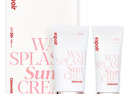 ESPOIR ESPOIR Water Splash Sun Cream Ceramide SPF50+ PA++++ 60ml + 30ml, 1 Set