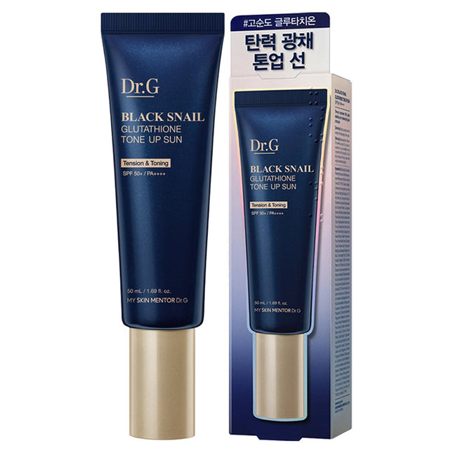DR.G  Black Snail Glutathione Tone-Up Sun Cream SPF50+ PA++++, 50ml, 1 piece
