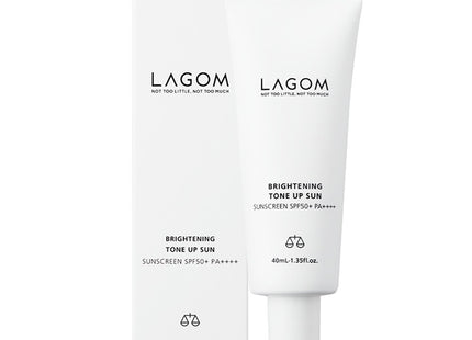 LAGOM  Brightening Tone-up Sun Cream SPF50+ PA++++ 40ml 1 pack