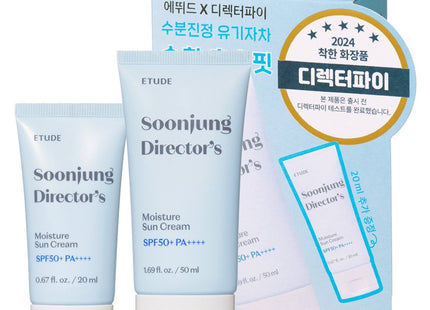 ETUDE  Soon Jung Director Moisture Sun Cream SPF50+ PA++++ 50ml + 20ml Special Set