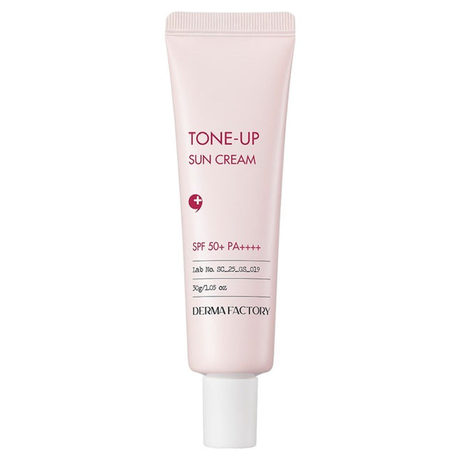 THE DERMA FACTORY  Mineral Tone-Up Sun Cream SPF50+ PA++++, 30g, 1 Count