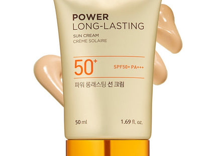 THE FACE SHOP  Natural Eco Power Long Lasting Sun Cream SPF50+ PA+++, 50ml, 1 count
