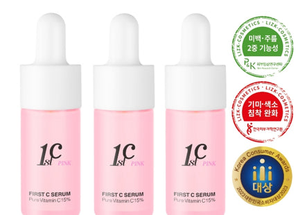FIRST C  Pink Serum Pure Vitamin C 15%