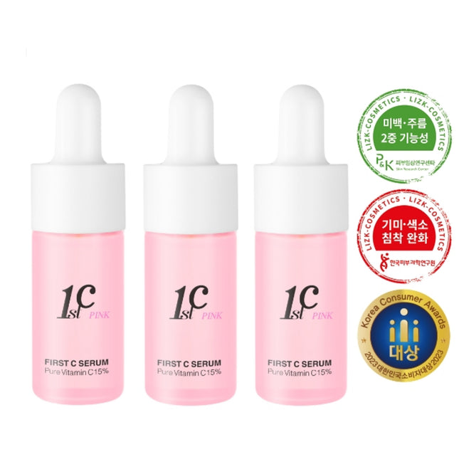 FIRST C  Pink Serum Pure Vitamin C 15%