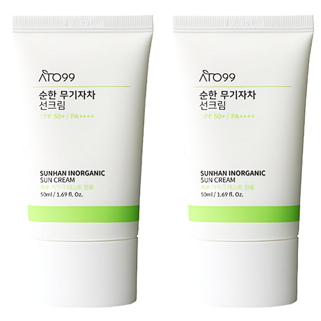 ATHO99  Gentle Inorganic Sunscreen SPF 50+ PA++++, 50ml, 2 Count