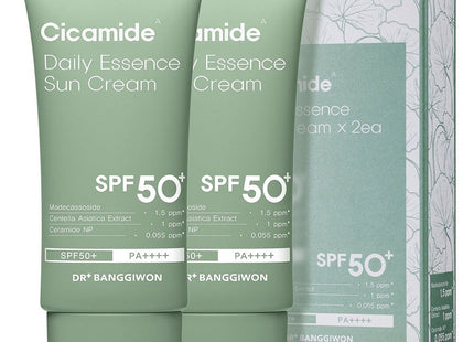 DR.BANGGIWON  Cica-amide Daily Essence Sun Cream SPF50+ PA++++ 50g 2 Pack