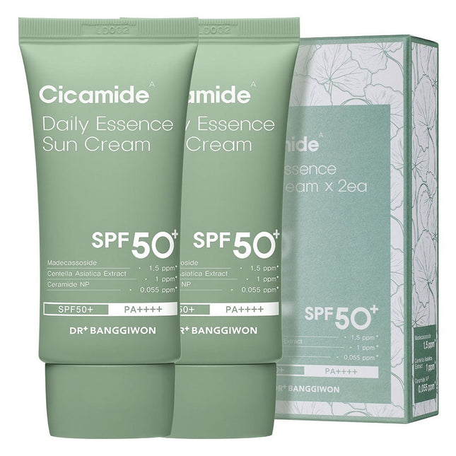 DR.BANGGIWON  Cica-amide Daily Essence Sun Cream SPF50+ PA++++ 50g 2 Pack