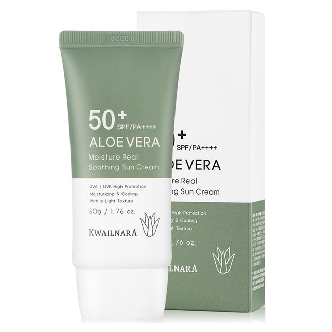 FRUIT KINGDOM  Aloe Vera Moisture Real Soothing Sun Cream SPF50+ PA++++ 50ml 50g 1 count