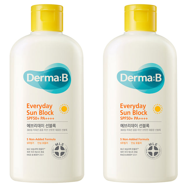 DERMA B Derma B Everyday Sunblock SPF50+ PA++++, 200ml, 2 Pack