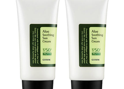 COSRX  Aloe Soothing Sun Cream SPF50+ PA+++ 50ml 2 Pack