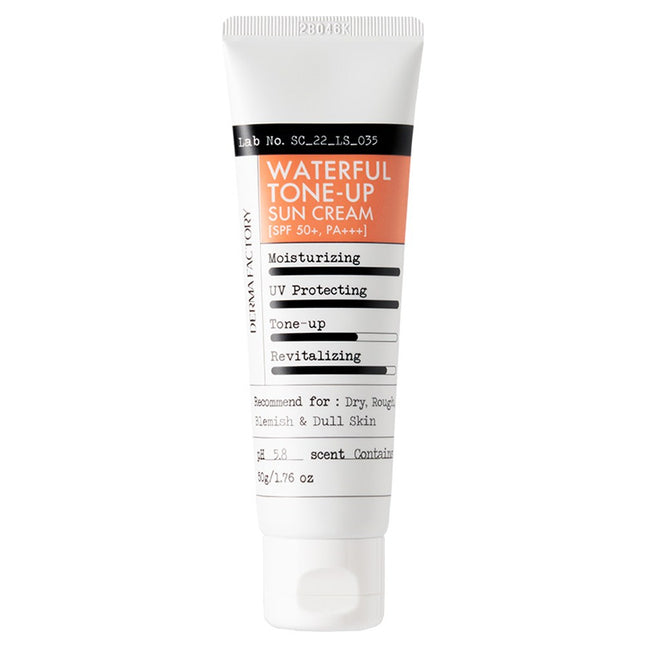 DERMA FACTORY  Waterful Tone-up Sun Cream SPF50+ PA+++, 50g, 1 count