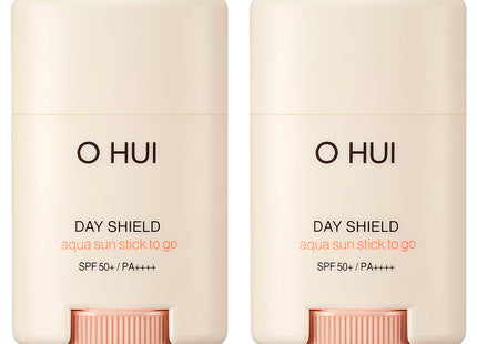OHUI  Day Shield Aqua Sun Stick To Go SPF50+ PA++++, 14g, 2 Count