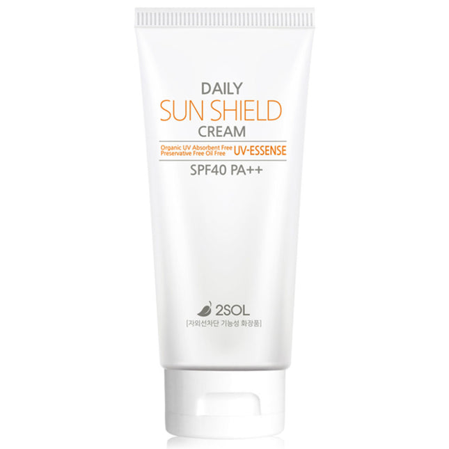 2SOL  Daily Sun Shield Cream SPF40 PA++, 50g, 1 Pack
