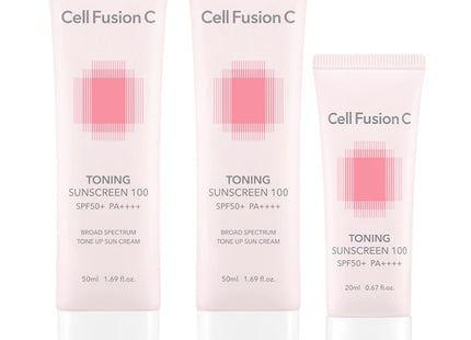 CELL FUSION C  Toning Sunscreen SPF50+ PA++++ Set, 1ea