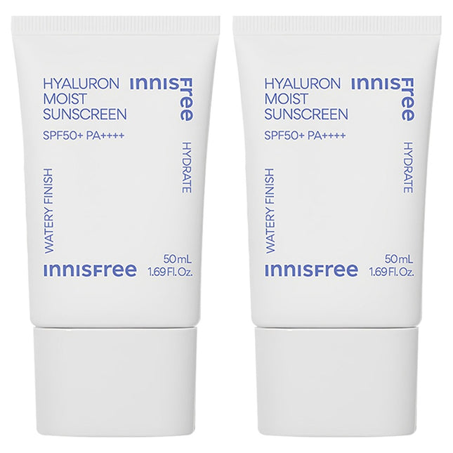 INNISFREE  Hyaluron Moisture Sunscreen SPF50+ PA++++, 50ml, 2 Count