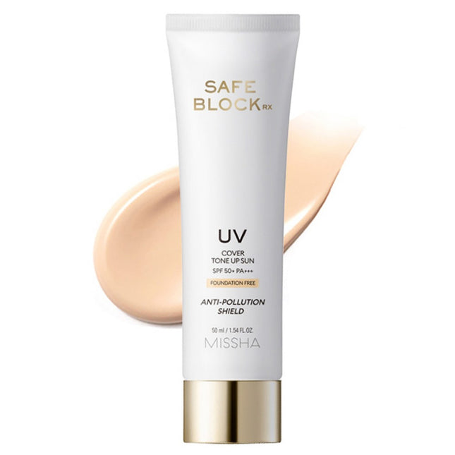 MISSHA M Perfect Cover Tone Up Sunscreen SPF50+ PA++++, 50ml, 1 count