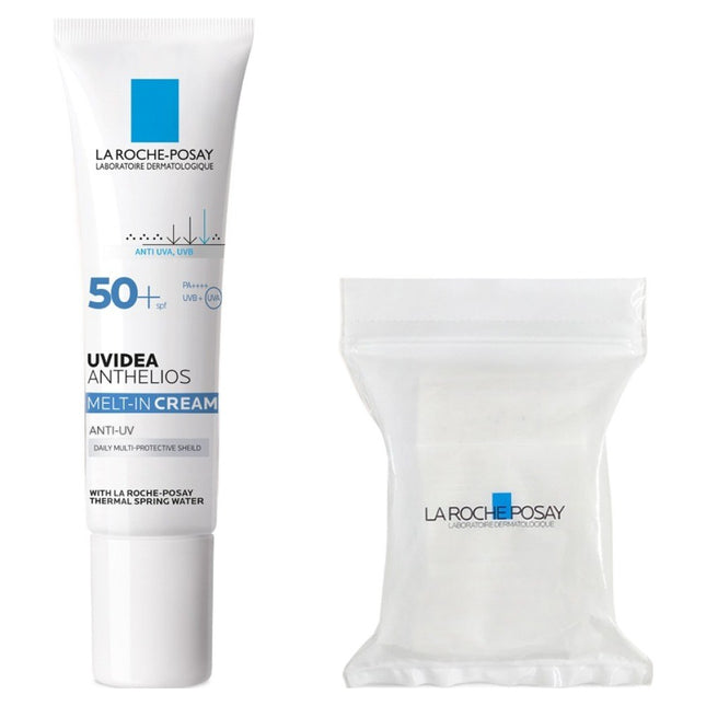 LA ROCHE-POSAY  Anthelios UVMune 400 Invisible Fluid SPF50+ PA++++ 30ml + Vegan Cotton Pad 30ea Set, 1ea