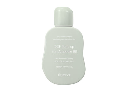 FADE FREE FROM-LIE  5GF Tone-Up Sun Ampoule BB Tone-Up Sun Cream Hybrid Sunscreen EGF FGF IGF, Olive Green, 60g, 1 Count