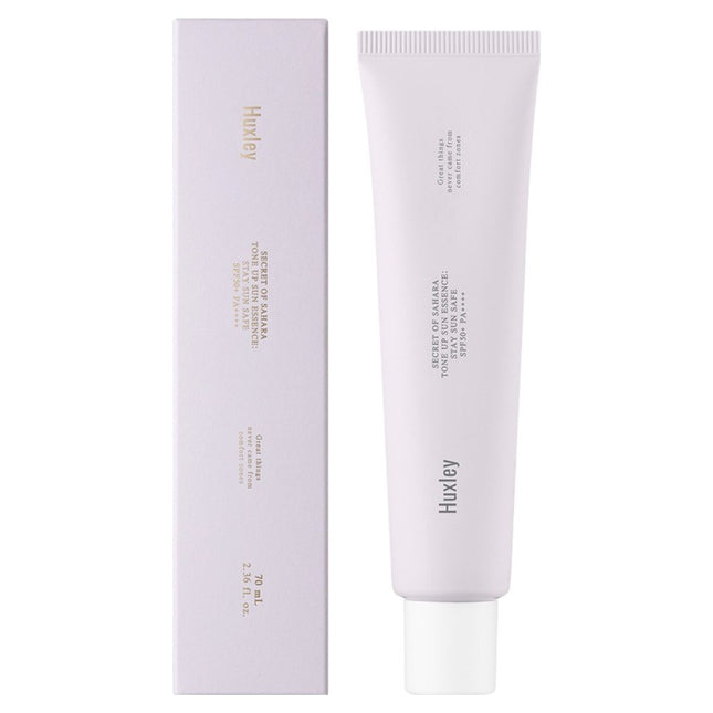 HUXLEY  Tone Up Stay Safe Essence SPF50+ PA++++ 01 Jelly Lavender 70ml 1 item