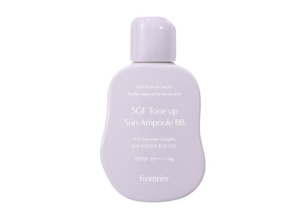 PADEFREE  Fromyie 5GF Tone-Up Sun Ampoule BB Tone-Up Sun Cream Hybrid SPF50+ PA++++ Purple 60g 1 Count