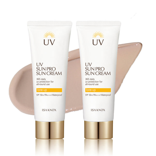 ISA KNOX  UV SUN PRO 365 DAILY COVER DUO SET SPF50+ PA+++, 70ml, 2 Count
