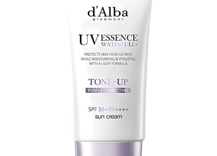 D'ALBA  Waterful Purple Tone-Up Sun Cream SPF50+ PA++++, 50ml, 1 count