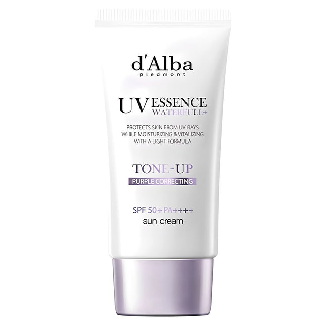 D'ALBA  Waterful Purple Tone-Up Sun Cream SPF50+ PA++++, 50ml, 1 count