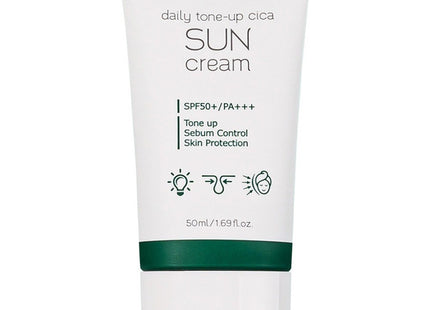 PRETTY DAYLY Tone Up Cica Sun Cream SPF50+ PA+++, 50ml, 1ea