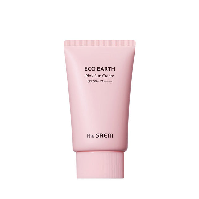 THE SAEM  Eco Earth Power Pink Sun Cream SPF50+ PA++++, 50g, 1 Count
