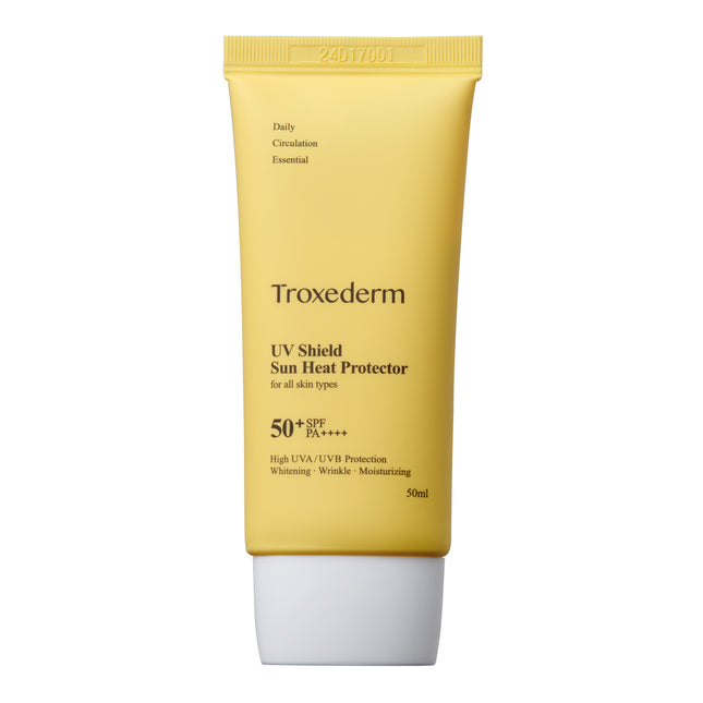 TROXEDERM Troxederm UV Shield Sun Heat Protector SPF 50+ PA++++, 50ml, 1 Count