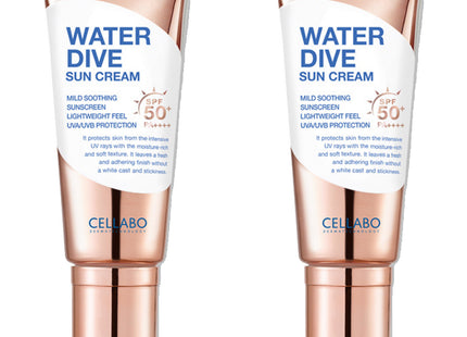 CELLABO  Water Dive Sun Cream SPF50+ PA++++, 60g, 2 Pack