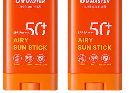 TONYMOLY  UV Master Airy Sun Stick SPF50+ PA++++, 20g, 2 Pack
