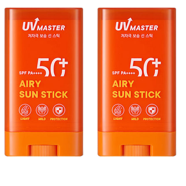 TONYMOLY  UV Master Airy Sun Stick SPF50+ PA++++, 20g, 2 Pack