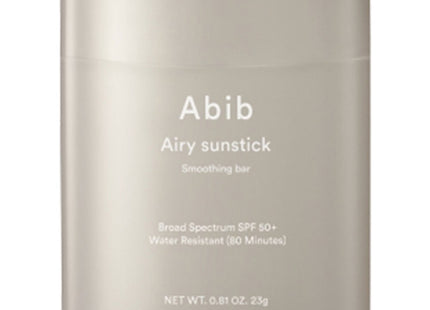 ABIB  Airy Sunstick Smoothing Bar SPF50+ PA++++, 23g, 1 Pack