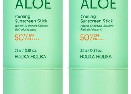 HOLIKA HOLIKA  Aloe Soothing Cooling Sun Stick SPF50+ PA++++, 23g, Set of 2