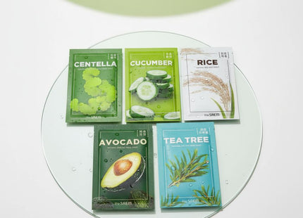 The Saem Natural Mask Sheet 1ea Choose 1 from 5 types AloeLemonGreen TeaHoneyPomegranate