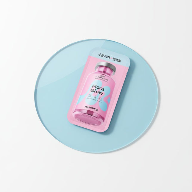 MAMONDE Flora Glow Rose Ampoule Mask